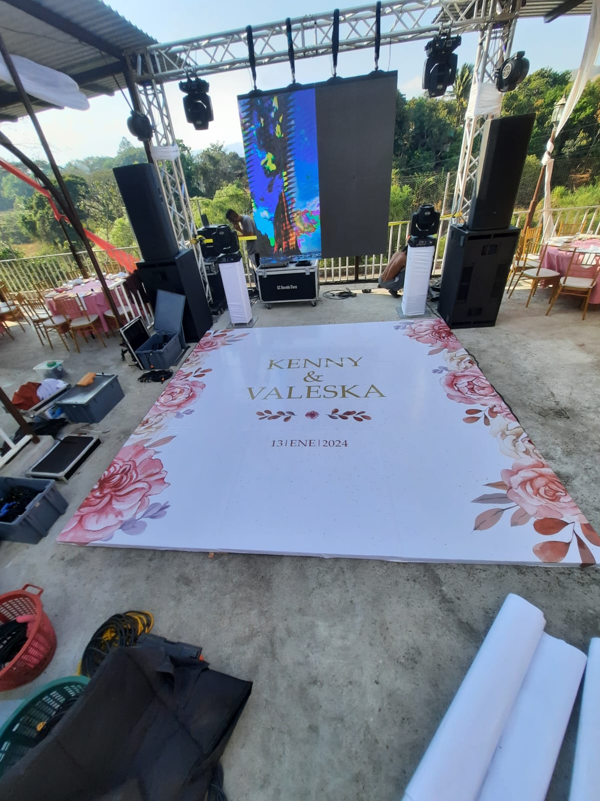 adhesivo Pista de Baile