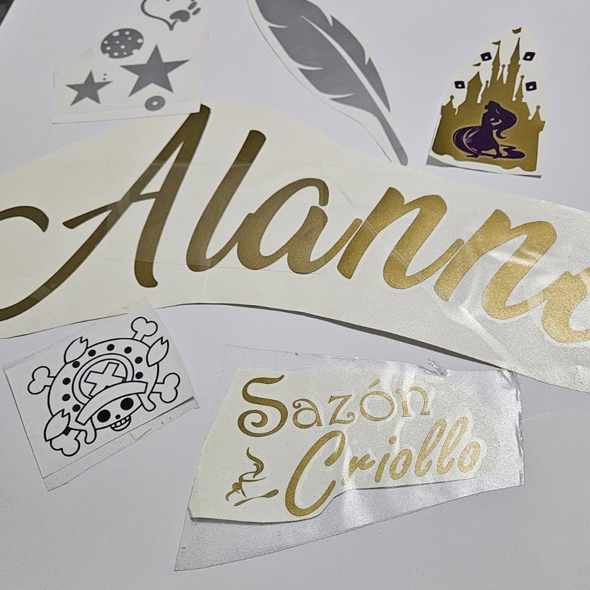 Vinil recortado decorativo